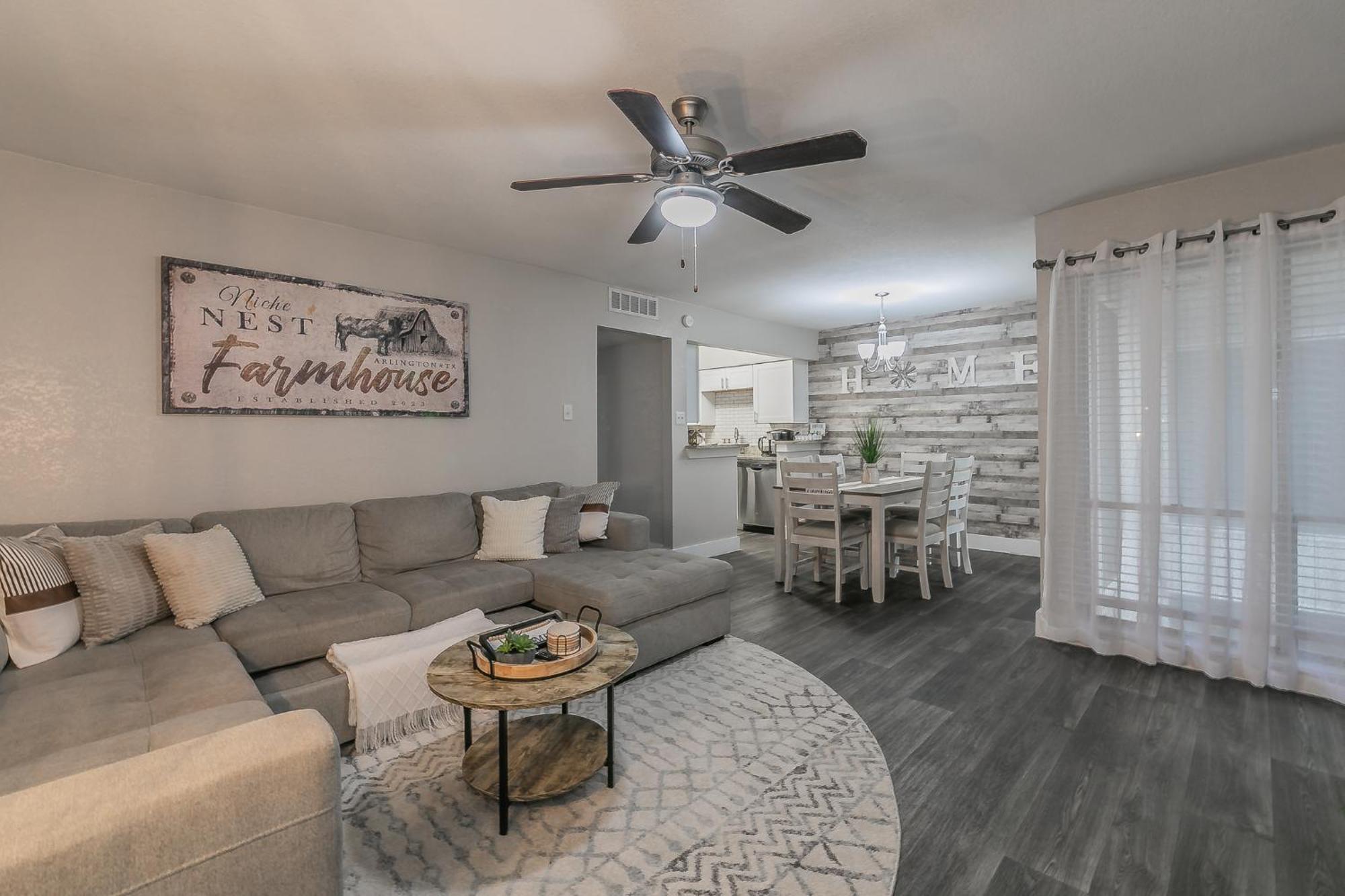 Cozy 2Br Farmhouse Apt - Sleeps 8 - Free Parking! أرلينغتون المظهر الخارجي الصورة